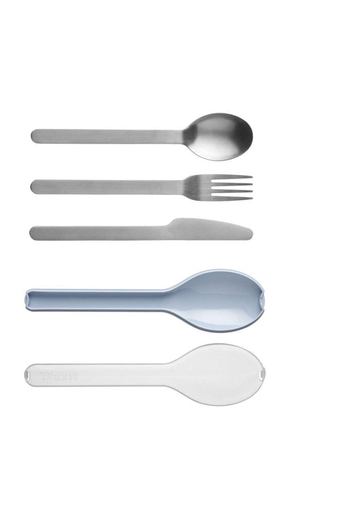 Mepal Ellipse Cutlery Nordic Blue, 3-Piece Set