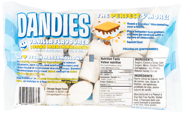 Dandies Vegan Marshmallows, Classic Vanilla