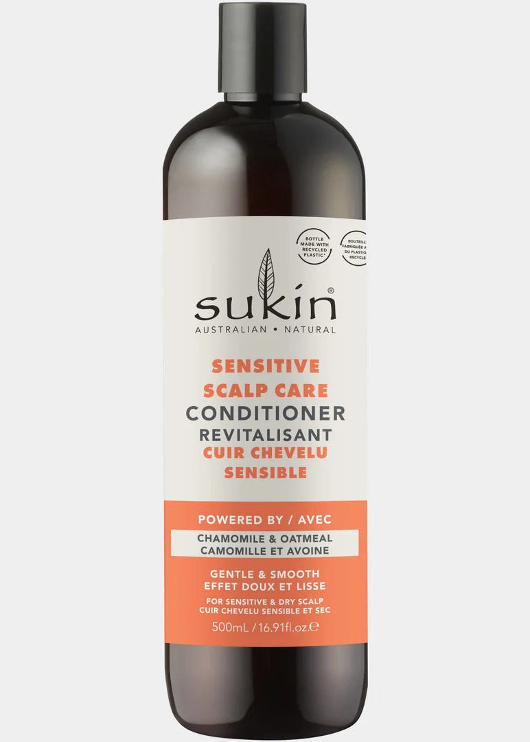 Sukin Hair Conditioner, Sensitive Scalp 500ml