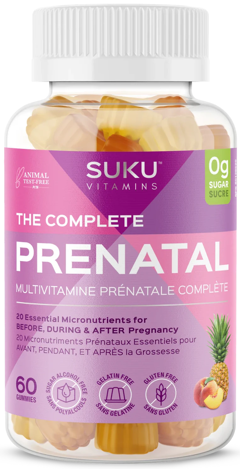 SUKU Complete Prenatal Multi Gummies