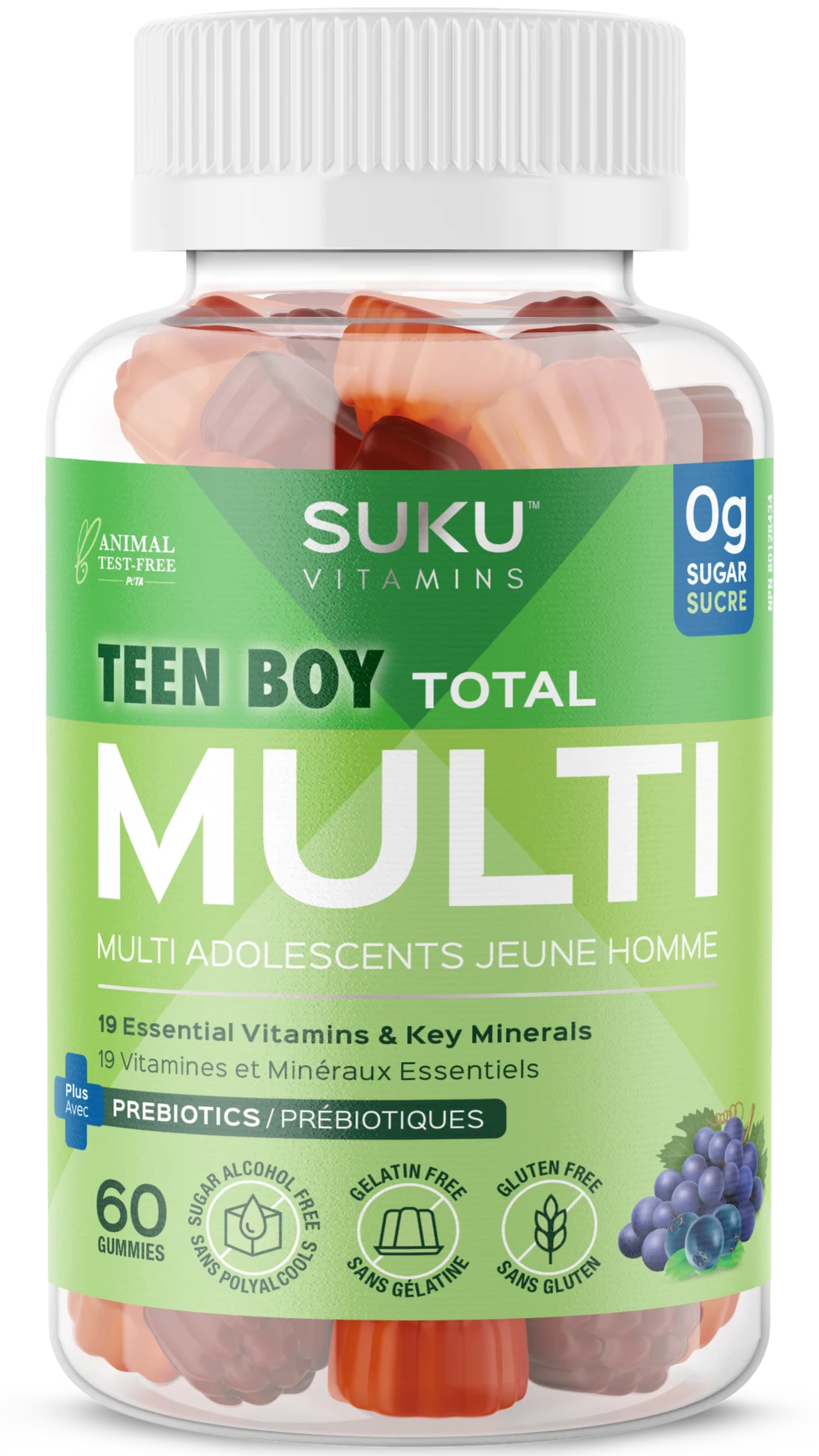 SUKU Teen Boy Total Multi Gummies