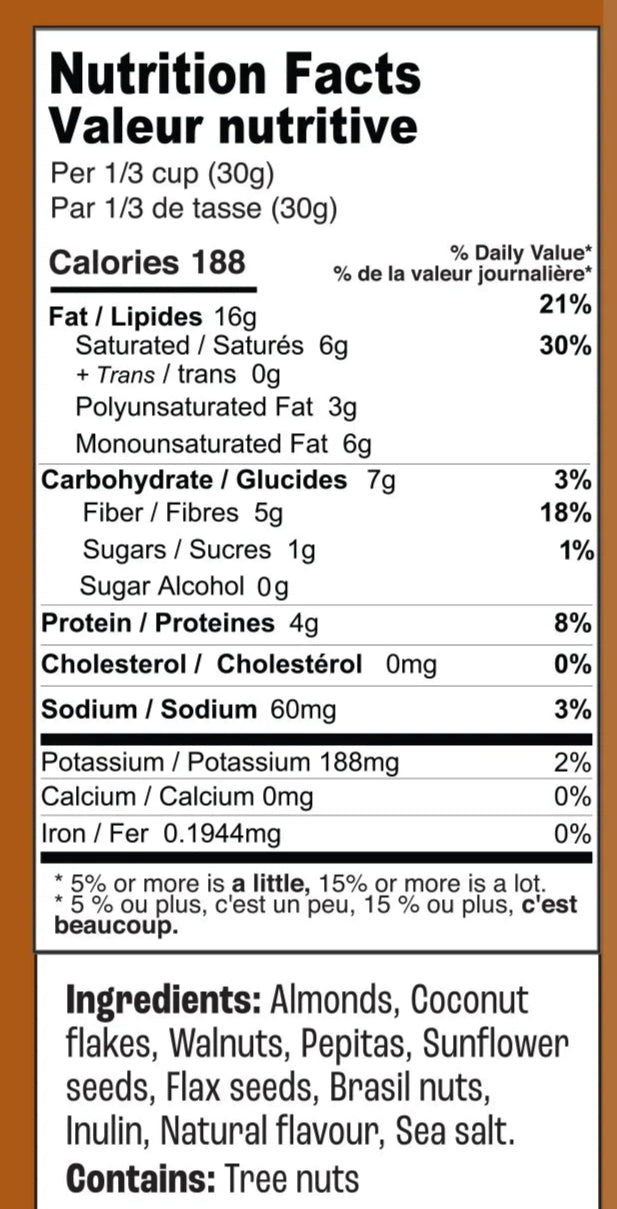 Farm Girl Salted Caramel Granola (GF) Keto