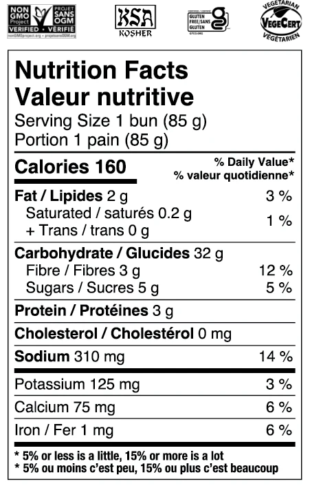 Sandwich Thins, Original White (GF) (V) *FROZEN*