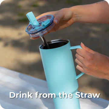 Santevia Stainless Steel Tumbler, Glacier Blue