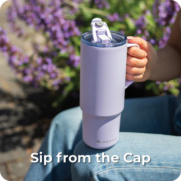 Santevia Stainless Steel Tumbler, Glacier Blue