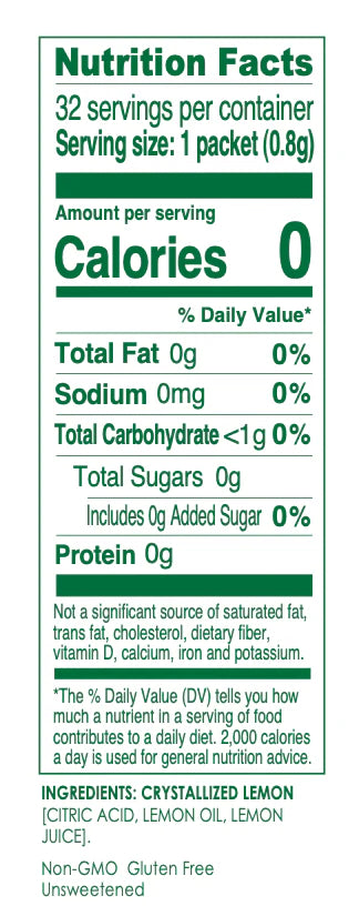 True Lemon Crystallized Citrus Packets