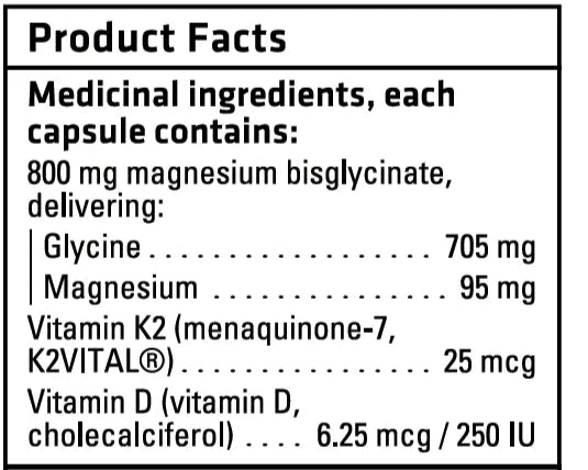 ITL PrizMAG+ Magnesium Bisglycinate with K2 + D3