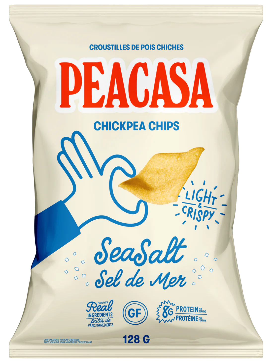 Peacasa Chickpea Chips Sea Salt