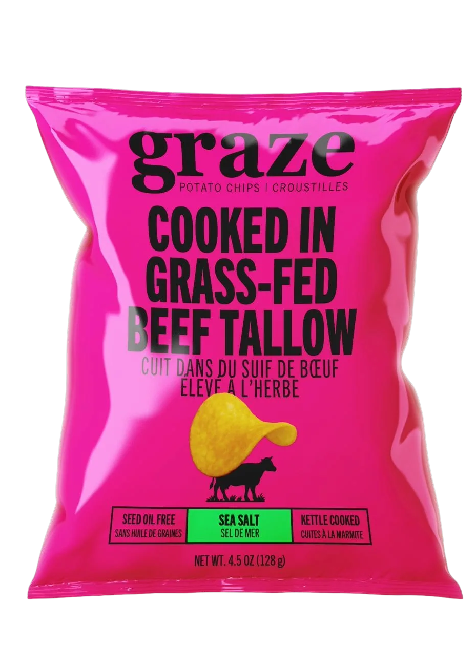 Graze Sea Salt Chips, Cooked in Tallow