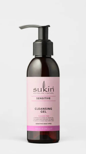 SUKIN Face Cleansing Gel, Sensitive