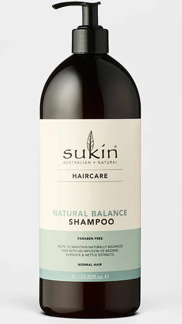 Sukin Hair Shampoo, Natural Balance 1.0L