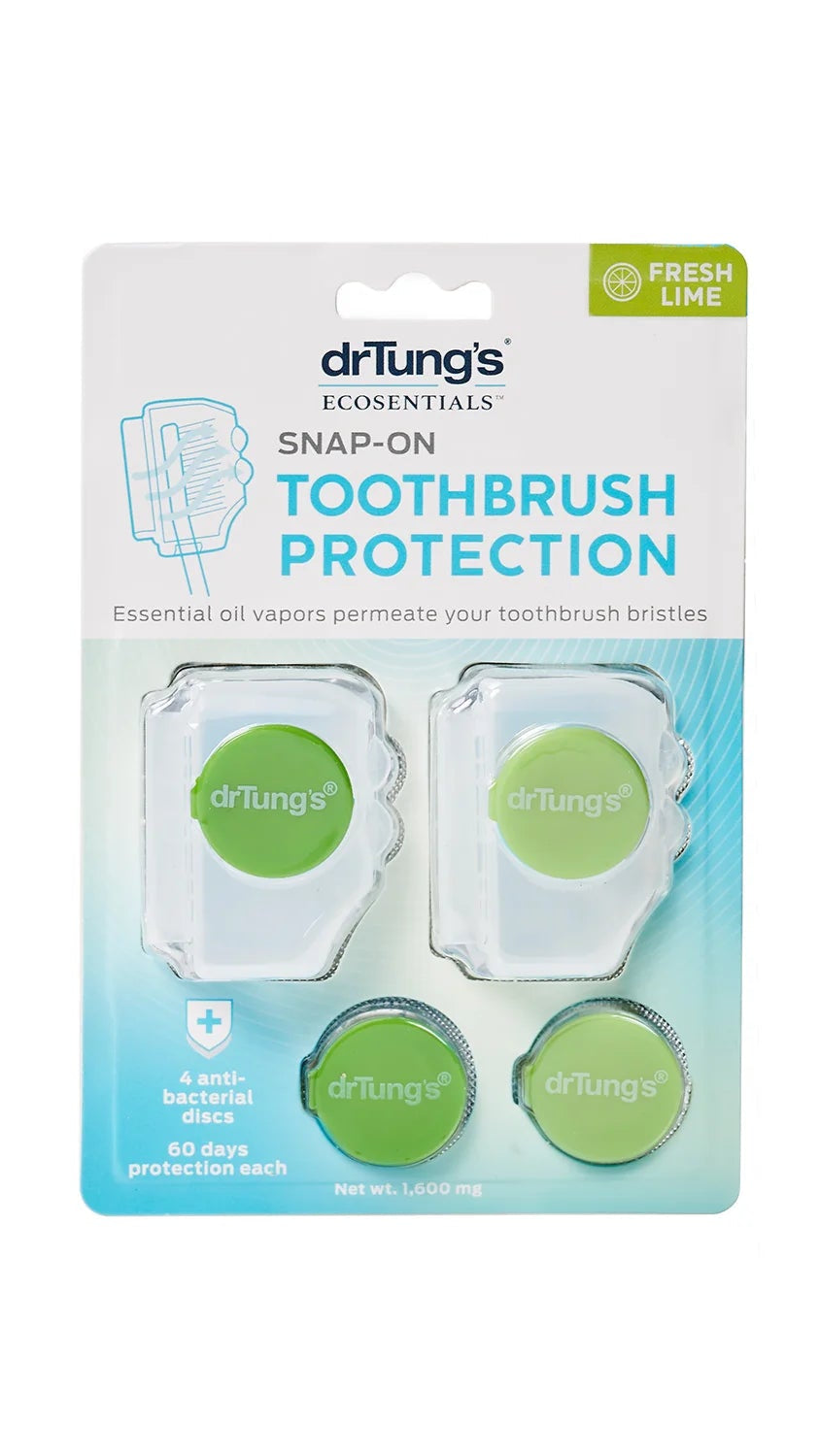 Dr. Tung's Snap-On Toothbrush Protection