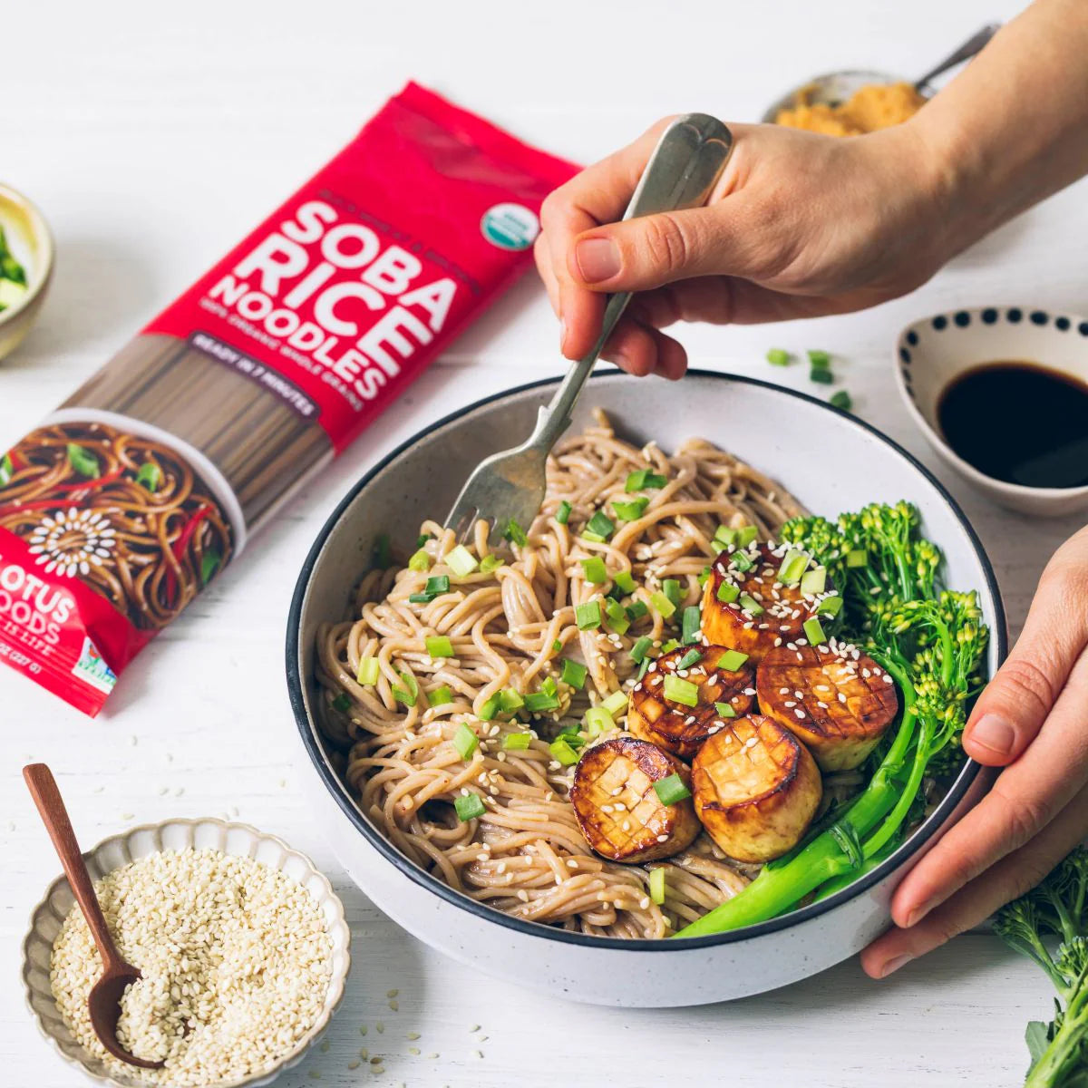 Lotus Buckwheat & Brown Soba Rice Noodles (Org) (GF)