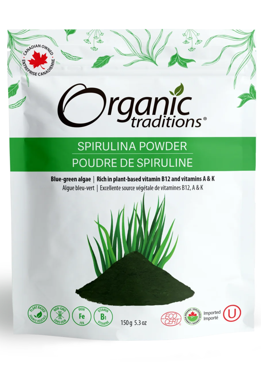 Spirulina Powder, Organic Traditions