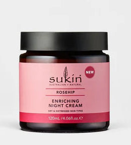 SUKIN Face Night Cream, Rose Hip Enriching