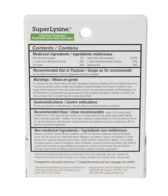 Super Lysine + Cold Sore Treatment Ointment