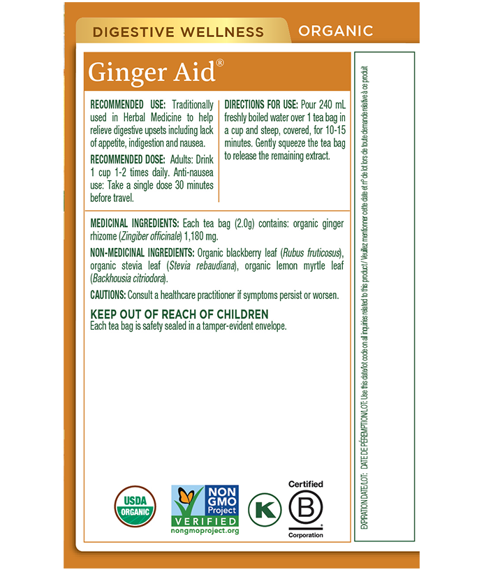 Ginger Aid® Organic Herbal Tea