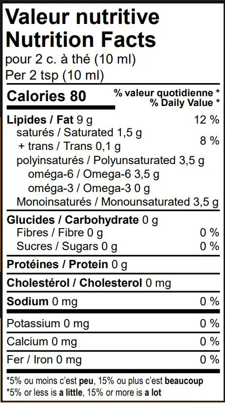Sesame Oil, Unrefined, Organic
