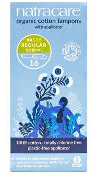 NatraCare Tampons, Regular with Applicator