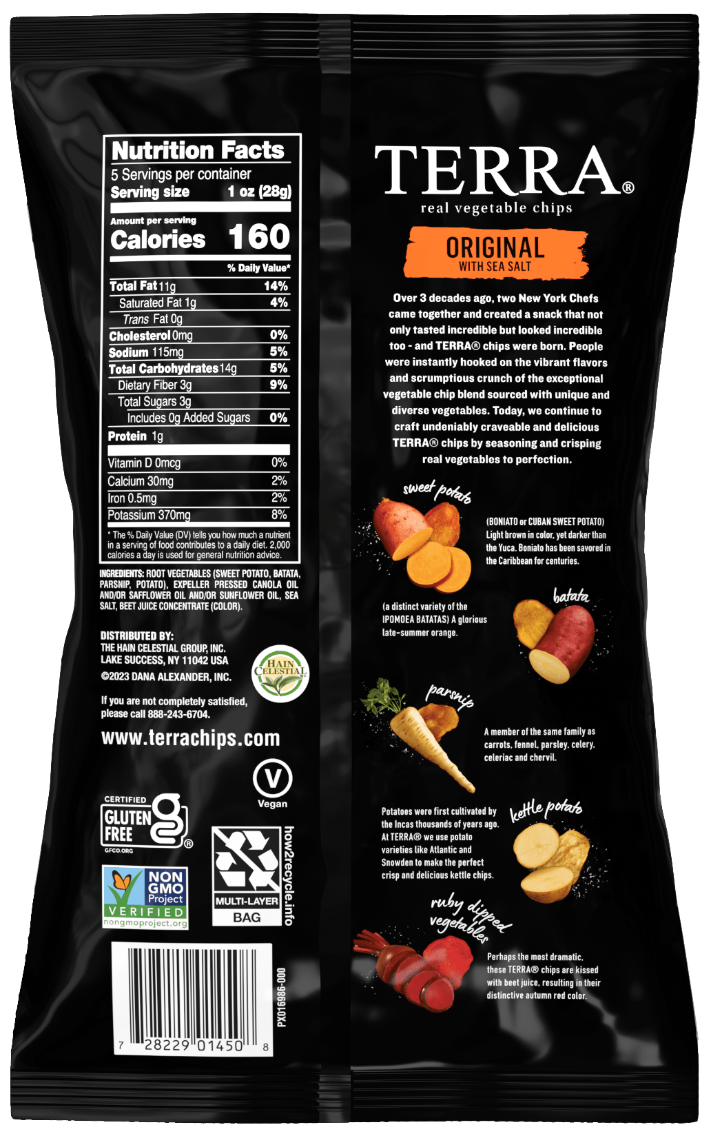 Terra Vegetable Chips Original Sea Salt