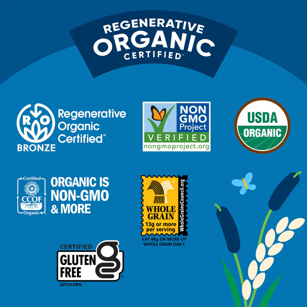 Thin Brown Rice Cakes, Lightly Salted Organic GF