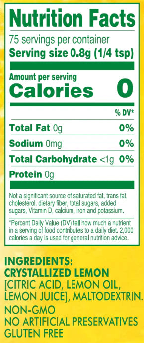 True Lemon Crystallized Citrus Shaker