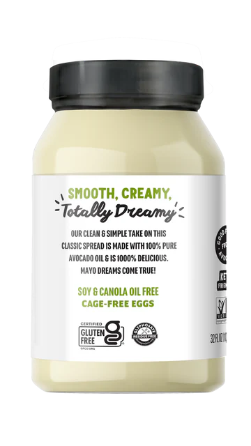 Mayonnaise, with 100% Avocado Oil, Plastic Jar