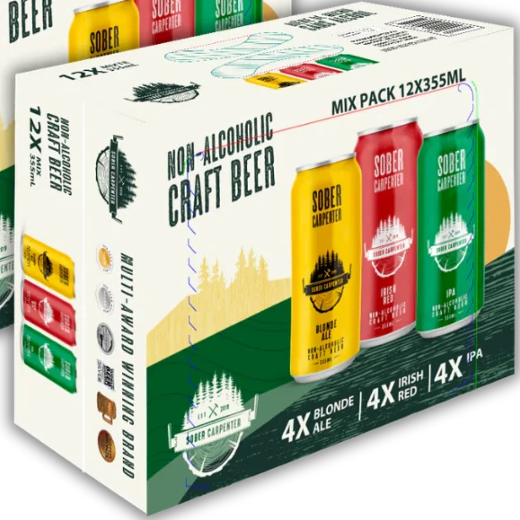 Sober Carpenter Non-Alcoholic Beer Mixed-Pack