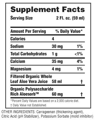 Aloe Vera Gel, Whole Leaf