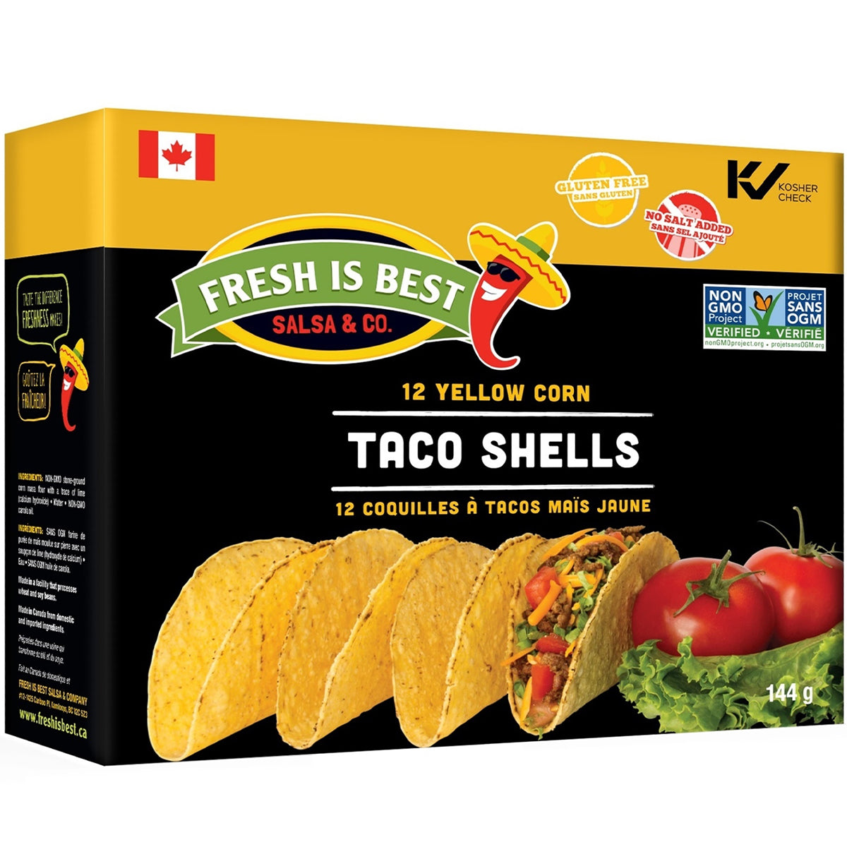 Fresh is Best Yellow Corn Taco Shells