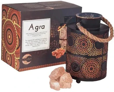 La Luna Agra Salt Lamp & Oil Warmer