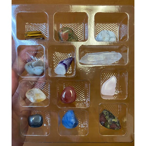 Advent Calendar Tumbled Stones - Enchanted