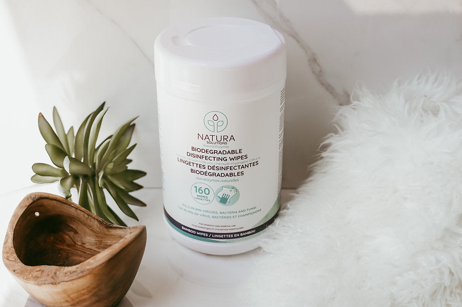 Natura Biodegradable Disinfecting Wipes