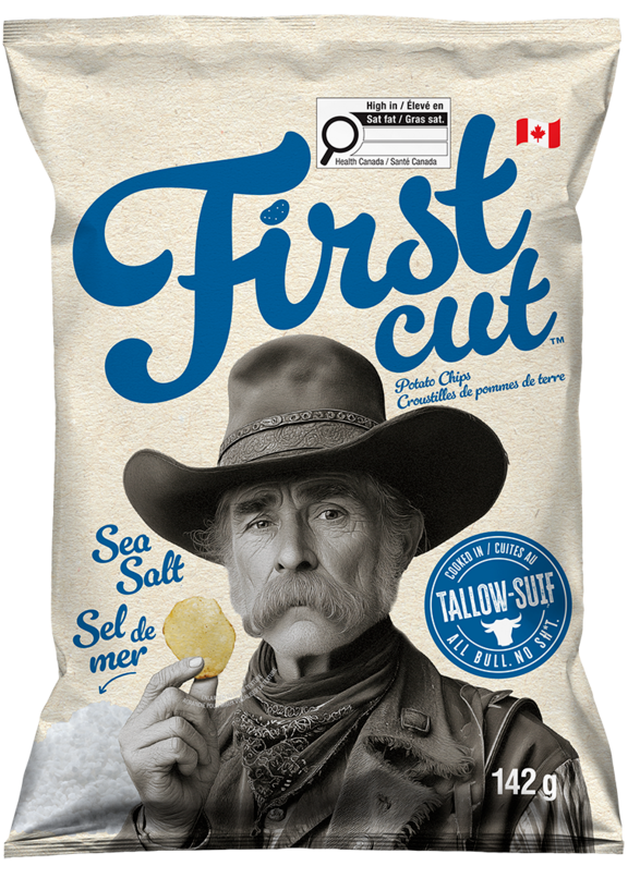 First Cut Sea Salt Chips, Cooked in Tallow