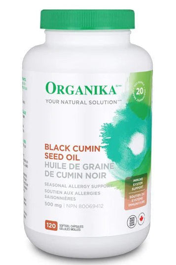 Organika Black Cumin Seed Oil 120 Softgels