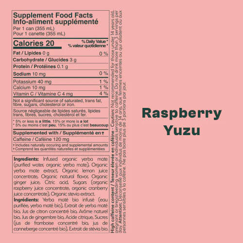 Mateina Yerba Mate Raspberry Yuzu