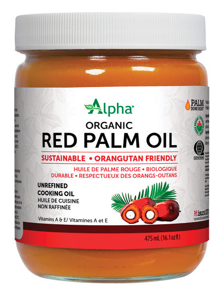Alpha Red Palm Oil, Organic, Sustainable 475ml