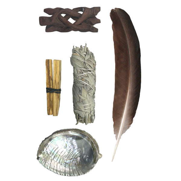Cleansing Smudge Kit - Sage and Palo Santo