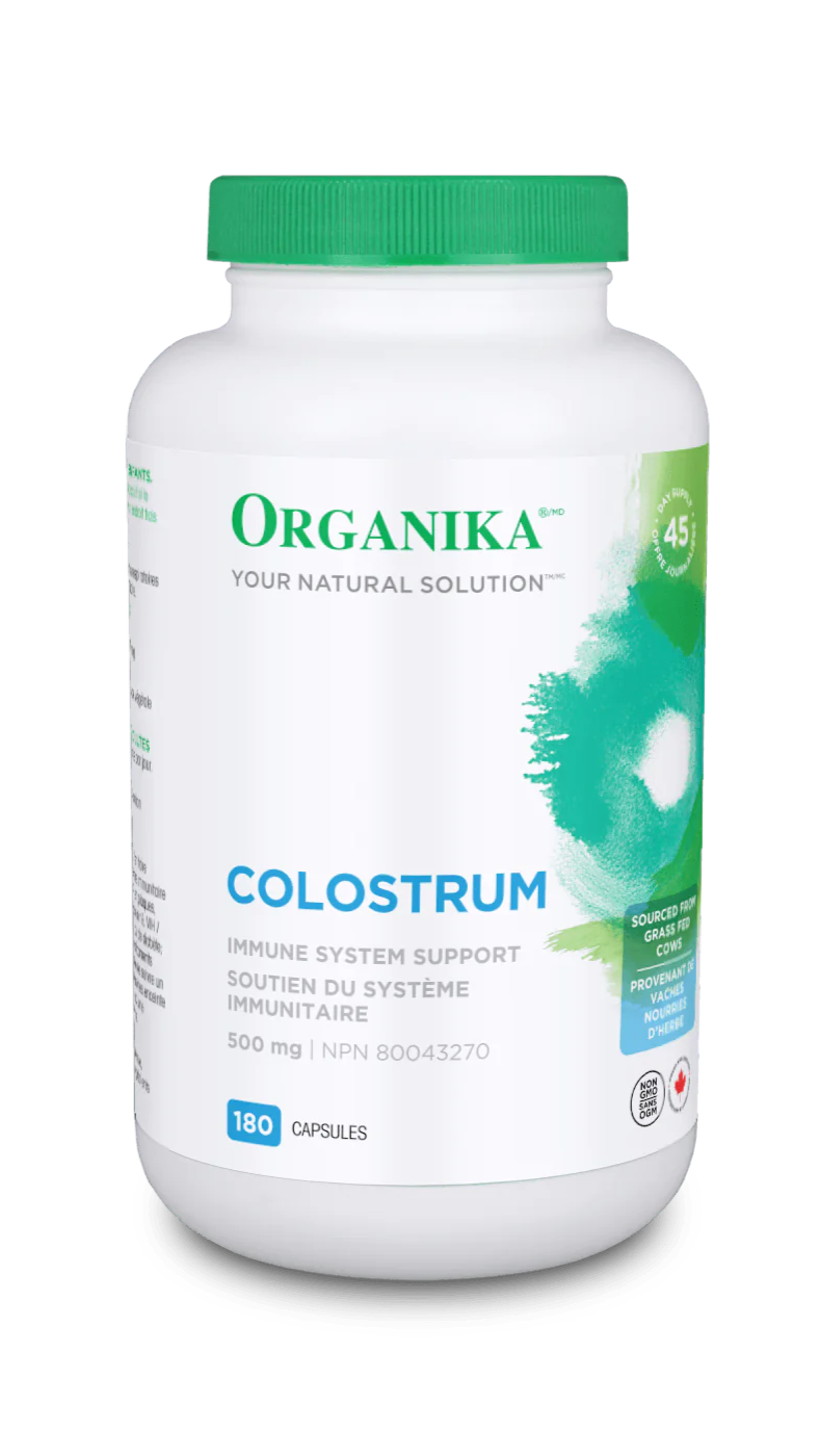 Organika Colostrum 500mg 180 Capsules