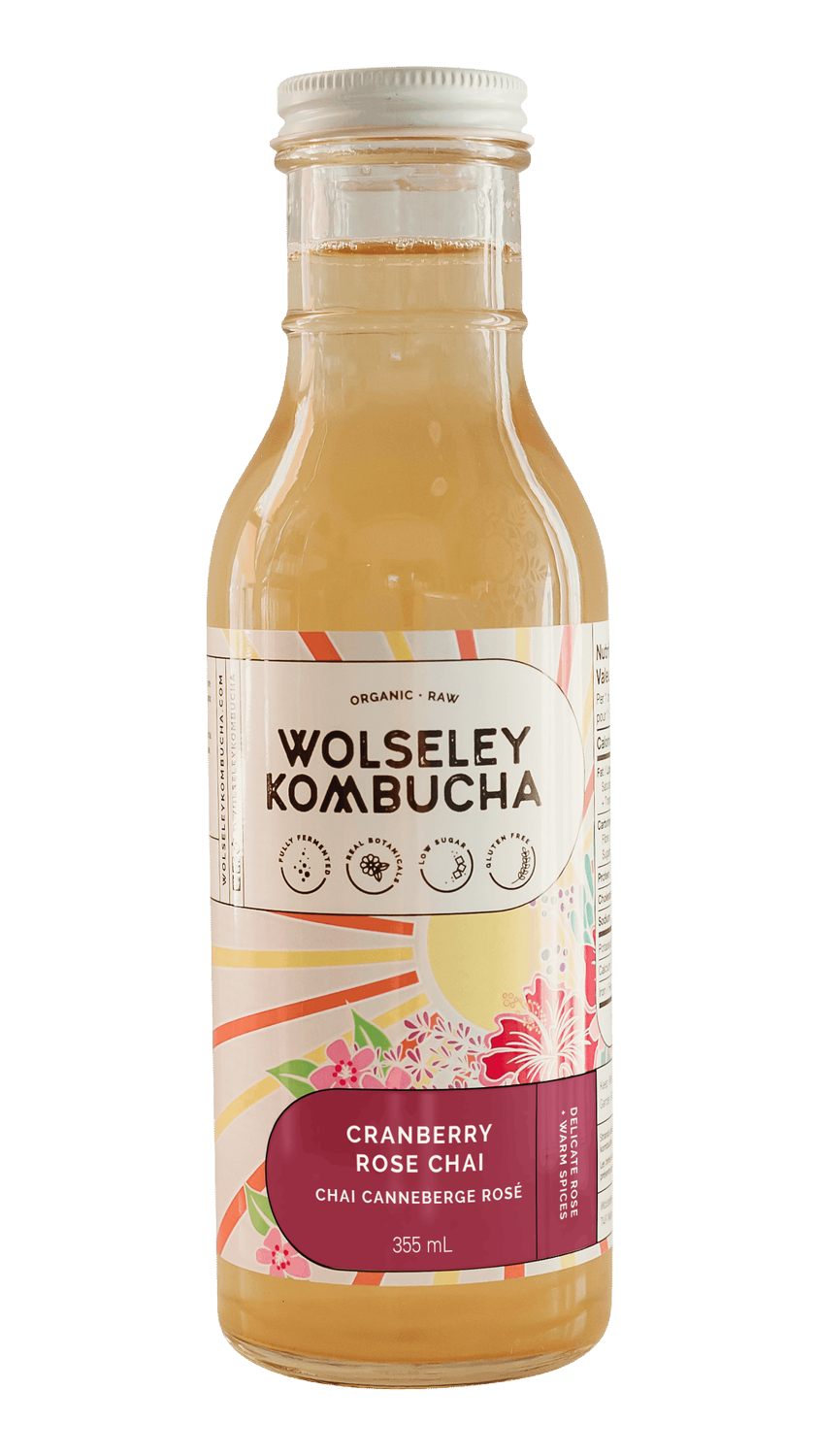 Kombucha - Cranberry Rose Chai *REFRIGERATED*