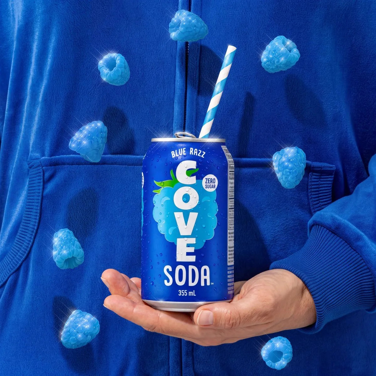 Cove Soda Blue Razz