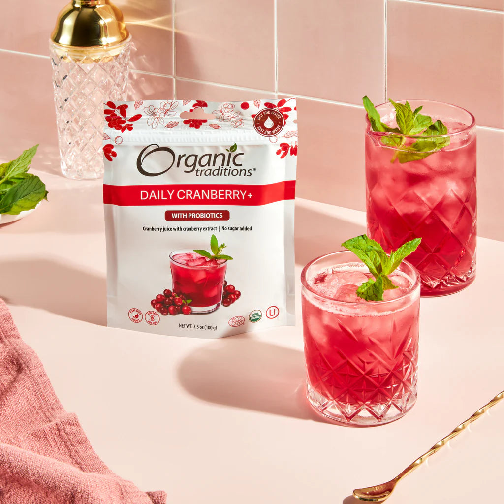 Cranberry+ Probiotics Powder, Organic Traditions