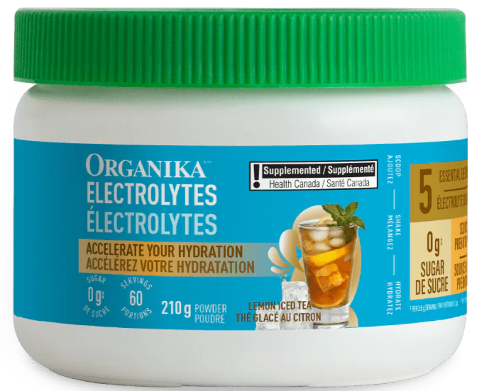 Organika Electrolytes Lemon Iced Tea 60 Servings