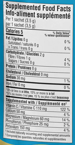 Organika Electrolytes Lemon Iced Tea 20-Pack