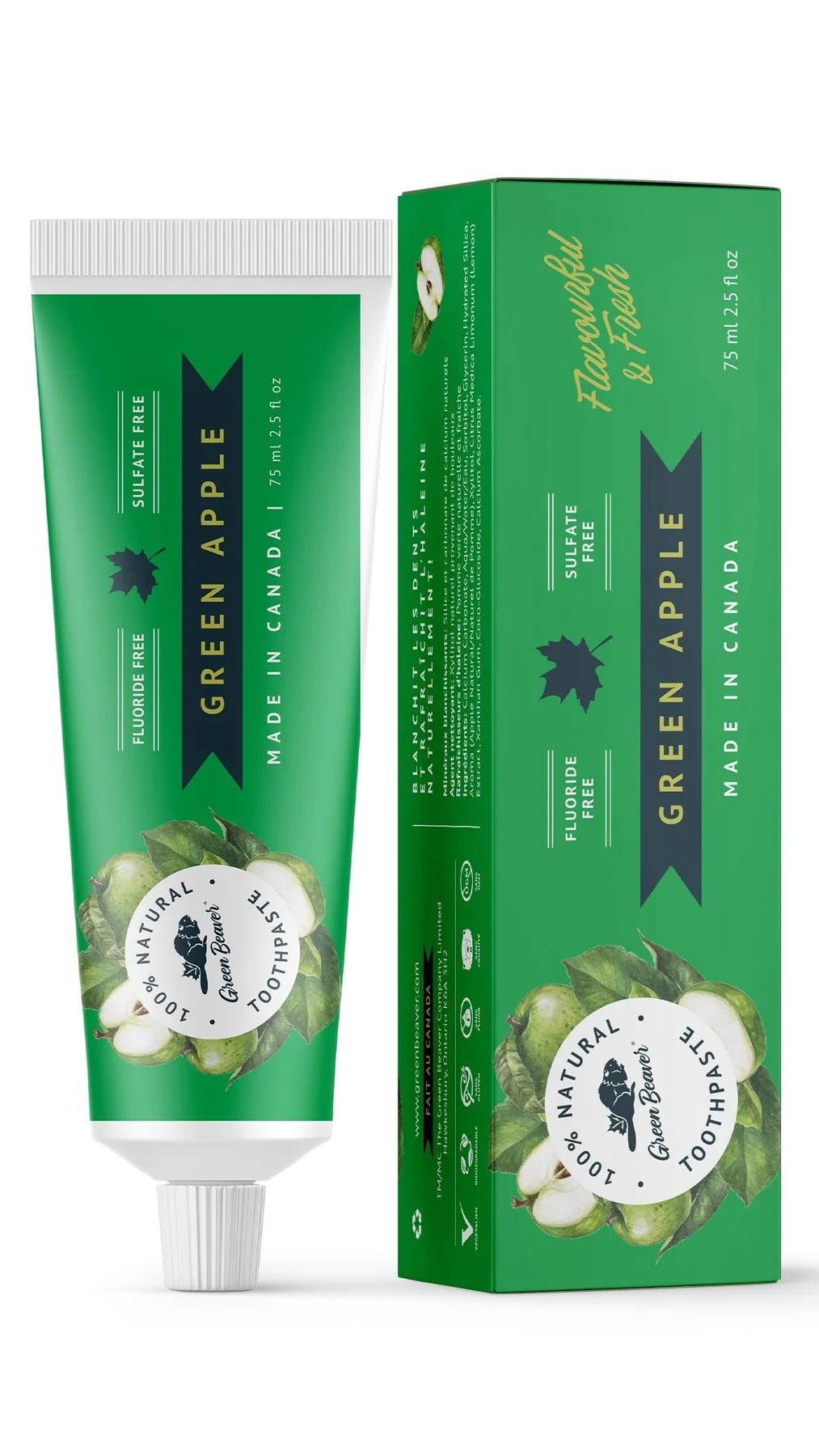 Green Beaver Toothpaste - Green Apple