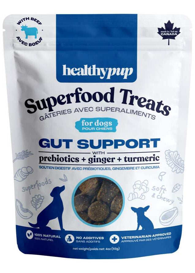 Healthypup Superfood Dog Treats, Gut Support