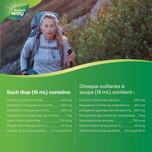 Calcium & Magnesium Citrate 2:1 with Collagen & Vitamin K2 - Blueberry