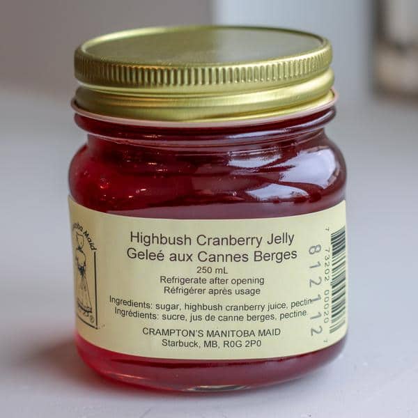 Crampton's Highbush Cranberry Jelly, LOCAL