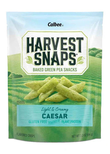 Harvest Snaps Green Pea Snacks - Caesar