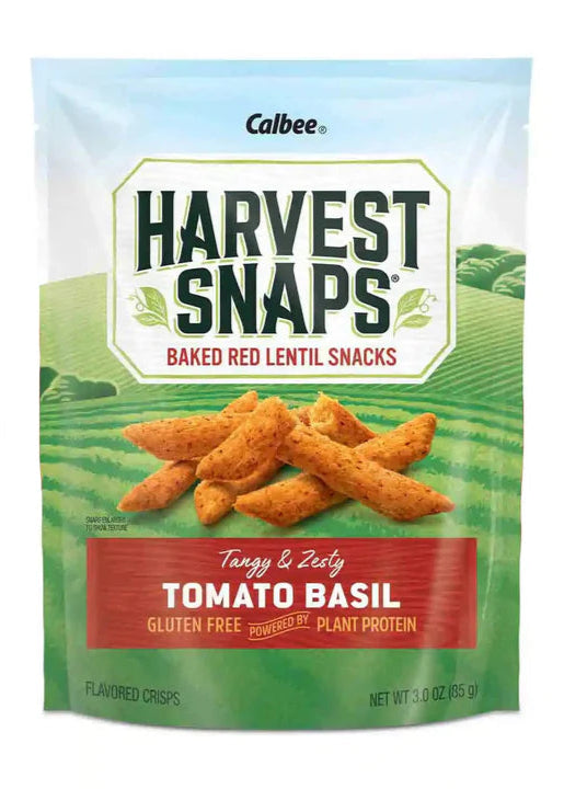 Harvest Snaps Red Lentil Snacks - Tomato Basil
